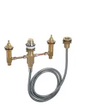 Hansgrohe Bath Mixer HG 4-Hole Basic Set Concealed Exposed