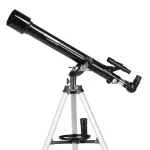 Celestron PowerSeeker 60 AZ teleskopas &ndash; 60 mm anga, 700 mm židinio nuotolis, refraktorius, altazimutinis montavimas, aliumininis trikojis