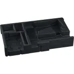 BOSCH XL-BOXX Insert for EXTH18V-50N belaidžio rotorinio plaktuko įdėklas (juodas, skirtas XL-BOXX 172)