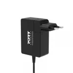 PORT Designs PORT Connect 100W GaN sieninis įkroviklis su 3 USB prievadais (2 USB-C, 1 USB-A) - PD 3.0 ir QC 3.0 - EU ki&scaron;tukas