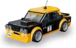 Jamara CaDA Fiat Abarth 131 1:24 Black Bricks Building Set (402921)