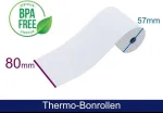 ARTDEV terminio popieriaus rulonas 80x57x12 mm baltas 55g 40m, skirtas T2