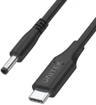 UNITEK USB-C į nuolatinės srovės maitinimo laidas, skirtas Lenovo 65W, 1,8 m, juodas