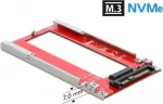 DeLOCK U.2 į M.3 / NF1 keitiklis &ndash; PCIe 4.0 NVMe adapteris, SFF-8639 į SFF-8611/8612