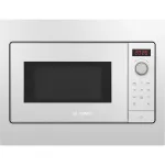 Įmontuojama mikrobangų krosnelė Bosch BFL523MW3, 800 W, 20 L, balta, jutiklinis ir sukamasis valdymas