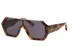 Philipp Plein vyri&scaron;ki akiniai nuo saulės SPP047990728 &ndash; juodas acetatinis rėmelis, pilki polikarbonatiniai lę&scaron;iai, UV400 apsauga
