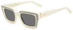 JIMMY CHOO Moteri&scaron;ki akiniai nuo saulės MEGS/S - Havana acetatinis rėmelis, rudi gradientiniai lę&scaron;iai, 51 mm