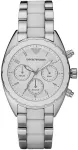 Armani AR5940 Moteri&scaron;kas kvarcinis chronografo laikrodis 42mm rožinio aukso nerūdijantis plienas