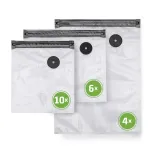 Caso Vacu ZIP-Bags Set 01243 permatomas maisto vakuuminio sandarinimo mai&scaron;elių rinkinys