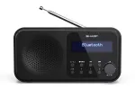 Sharp DR-P420(BK) Tokyo ne&scaron;iojamasis skaitmeninis radijas, DAB, DAB+, FM, 2 W