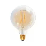 SEGULA LED Globe 125 Gold E27 5W 340Lm 1900K reguliuojamo &scaron;viesumo lemputė