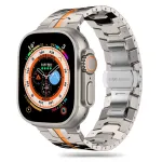 TECH-PROTECT STAINLESS LINE Apple Watch Band 44/45/46/49 mm Titanium/Orange