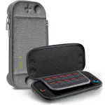 TECH-PROTECT Slim Pouch, tamsiai pilka, skirta &bdquo;Nintendo Switch 2&ldquo;