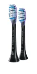 Philips Premium Gum Care HX9052/88 2 vnt. &scaron;epetėlių antgaliai, juodi, mink&scaron;ti, 62000 judesių per minutę