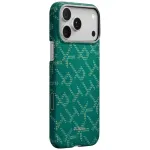 PITAKA Ultra-Slim Monogram MagSafe Dėklas, skirtas iPhone 17 Pro Max, Gold Green