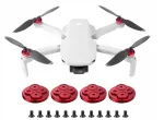 SUNNYLIFE Motor Protective Covers for DJI Mavic Mini 2 / Mini SE (4-Pack) - Black
