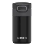 Termopuodis Kambukka Etna 300 ml Pitch Black &ndash; izoliuotas kelioninis puodelis, nerūdijantis plienas, nesandarus, 300 ml