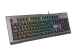 GENESIS Rhod 500 RGB žaidimų klaviatūra &ndash; membraninė, ispani&scaron;kas QWERTY, juoda/pilka