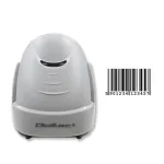 Qoltec 50877 1D lazerinis brūk&scaron;ninių kodų skaitytuvas USB baltas
