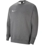 Nike Park 20 Fleece Crew megztinis, tamsiai pilkas melanžas su baltu Swoosh, S dydis