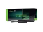 Ne&scaron;iojamojo kompiuterio baterija Green Cell SY18, skirta Sony VAIO Fit 15E / Fit 14E, Li-Ion 14,8 V 2200 mAh, 4 elementai, juoda