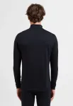 Odlo Merino 200 BL vyri&scaron;kas termo apatinis trikotažas su pusiau užtrauktuku - juodos spalvos, XL