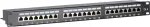 DSIT CAT 6 FTP tinklo skydelis 19 inch 24 prievadų 1U LSA plieno lak&scaron;tas DS-Patch6-24FTP
