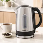 Brock WK 9903 SS elektrinis virdulys 1,7 l 2200 W juodas / nerūdijančio plieno su 360&deg; pagrindu