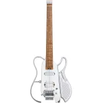 DONNER HUSH-X LIVE WHITE &ndash; elektrinė gitara su integruotu garsiakalbiu