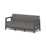 KETER sodo sofa trivietė Scandi Linea 3 vietų sofa pilka