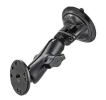 RAM Mounts siurbtuko laikiklis su AMPS adapteriu - B-Ball (1 colio), deimanto formos pagrindo plok&scaron;tė, vidutinė ranka, apvali pagrindo plok&scaron;tė (RAM-B-166-202U)