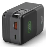 Hama Power Pack Roll Up 10000mAh USB-C PD 20W greito įkrovimo power bankas, juodas, 00201784