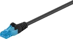 Wentronic Goobay 55415 Cat6a U/UTP tinklo patch laidas, RJ45, 30 m, juodas
