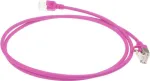 ACT Pink 3m LSZH U/FTP CAT6A Datacenter Slimline tinklo kabelis su RJ45 jungtimis (DC7403)