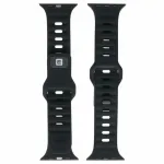 Evelatus Sport Silicone Loop Band for Apple Watch 42/44/45/49mm Black