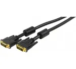 EXERTIS CONNECT DVI-I Dual Link monitoriaus kabelis, 24+5 pin Male to Male, 3,0 m, juodas EXC127671