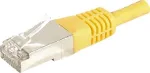 EXERTIS CONNECT Cat.6a F/UTP komutacinis kabelis, geltonas, 5 m, 10 Gbps 859567