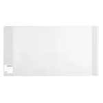 HERMA knygų vir&scaron;elis su &scaron;oniniu įdėklo atvartu, permatomas, 540 x 295 mm, 140 &micro;m, PP 14295