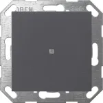 Gira KNX svirtelės dangtelis, vienas, antracitas 517128