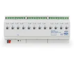MDT AKI-1216.04 KNX komutatorius, 12 kanalų, 12 TE DIN bėgelio, 16/20 A, 230 V AC, talpinė apkrova 200 &micro;F
