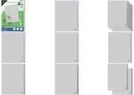 Kangaro ECO A4 kartono registro skirtukai, numeruoti 1-52, 4 skylių, pilki K452C