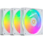 OCYPUS Gamma F12 Elite ARGB White 3-Pack 120 mm korpuso ventiliatorius