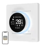 MOES ZHT-SR-GB-WH-MS ZigBee i&scaron;manusis termostatas elektriniam &scaron;ildymui, baltas