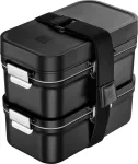 ZWILLING Fresh & Save 1030913 juodų vakuuminių maisto dėžučių rinkinys, 2 vnt.