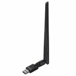 USB Wi-Fi adapteris LANBERG NC-0300-WIE, USB 2.0, dvi i&scaron;orinės antenos 5 dBi, WLAN 300 Mbps, Ethernet/WLAN, juodas