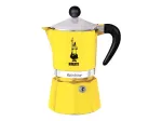 Moka puodas Bialetti Rainbow Black Yellow, 1 puodeliui