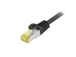 Tinklo jungiamasis kabelis EQUIP Cat.6A S/FTP lauko, 15 m, juodas, RJ-45 į RJ-45, 10 Gbps