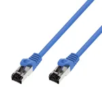Patchcord LAN Extralink Cat.8.1 S/FTP 2 m mėlynas, variniai vytos poros (EX.38848)
