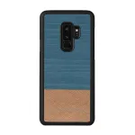 Man ir Wood apsauginis dėklas Samsung Galaxy S9 Plus &mdash; denim juoda