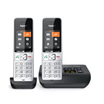 Analoginis/DECT belaidis telefonas Gigaset COMFORT 500A duo (sidabrinis/juodas)